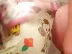 Diapered Sissy's Soaked Diaper