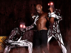 Halloween interracial with Johnny Hill and Adrian Hart