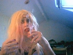 Sissy sarah Loses control in messy scene