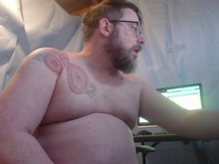 Jizz shot, chubby, wolf