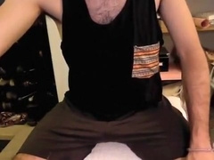 Jerking off to xtube with a fresh toy