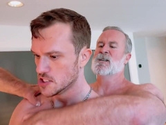 Slutboy Gangfucked and DOUBLE PENETRATION’d by Silver Daddies