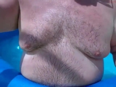 Naked Pool Dad