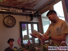 They take turns boning each other humid