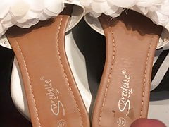 Arabic sexy flat sandals cummed
