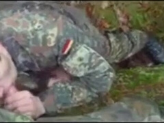 German Soldiers First Time: Swallowing Cum