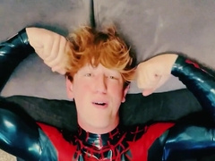 Halloween Costume Lad supah hero costume play pornography compilation