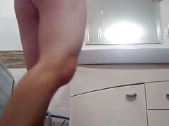 The dance of my ass, and by the amount of lubrication, it is clear that I already want sex