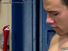 Two hot and fit gay get wild in public with their naked bodies