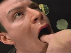 Twink Blows Big Cock in a Car