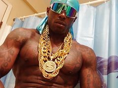 BBC Worship Hallelujah Johnson ( the Anointed one Stroking his Huge Monster Cock Merry Christmas )