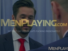 Dr Mike De Marko rips Kayden Gray pants to devour his monster cock