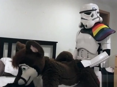 Stormtrooper Pounds Felix