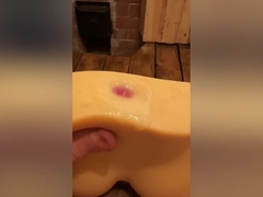 Dirty Builder Fucks Sex Toy After Work / Male Moaning / Muscle Ass / Pov