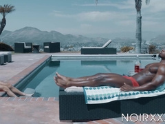 Muscled DeAngelo Jackson drowns my butt with ecstasy thanks to his erect dick