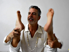 Self-Feet Worship during Yoga - Richard Lennox