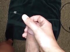 Jerking off and Cumshot After Workout