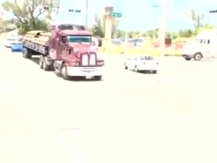 Hot guy sucks dick after giving handjob