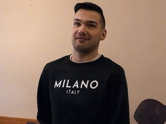 Soft twink with no hair on his body rides cock in POV