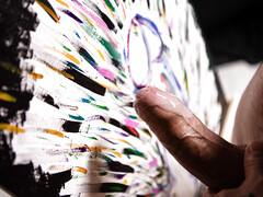 Art class turns intimate for these highly aroused men