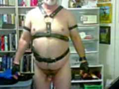 Davybaby1 in Leather teddy comes back Pt two