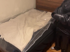 Dec 20 2022 - Vacpacked In My Leather Uniform Shirt & Muir Cap From Slvrbrboy1 With My Leather Pants & Jacket