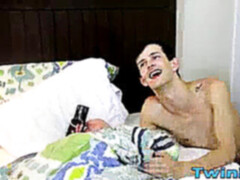 Horny and sexy twunk Jason Valencia leads a humid 3some