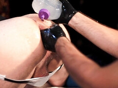 Much lube will help to fist