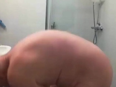 Grandpa Shower On Webcam
