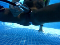 Underwater cock & ass pumping 2