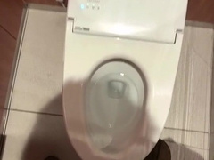 綺麗な商業施設のトイレでオナニーしたよ、でもスマホで録画するとオカズなくなって困った