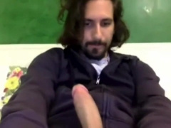 Hot italian guy with a thick cock ready to cum