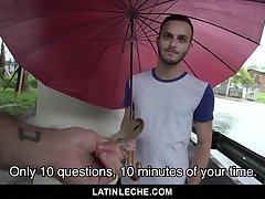 LatinLeche - Cute Straight Latino Sucks Dick