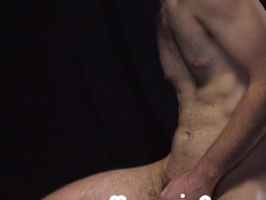 Twink Maxx Monroe barebacking sex with DILF Legrand Wolf after rimming